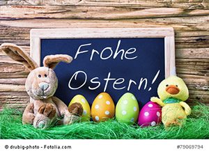 frohe ostern karte