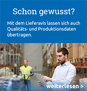 Mehr zu "Prüfzertifikate mit dem Lieferavis übertragen"
