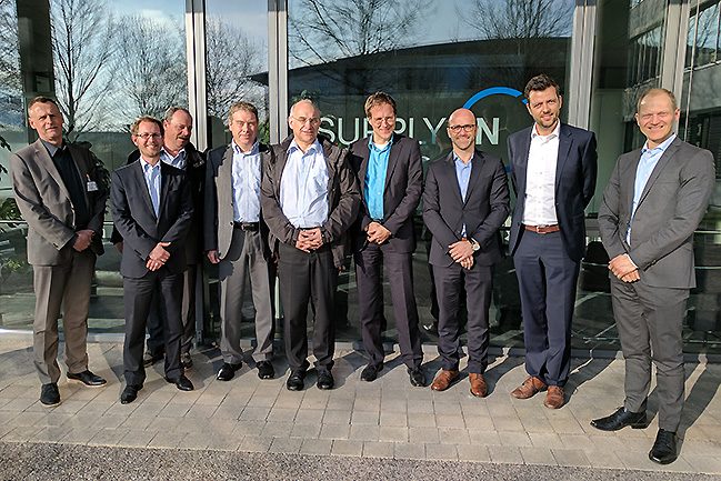 The driving forces behind the digitalization of the rail industry's supply chain: Bombardier, Faiveley, SBB and Siemens together with SupplyOn