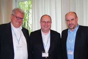 Die Gastgeber: Markus Quicken (SupplyOn), Thomas Wimmer (BVL) und Thomas Holzner (Siemens) hatten zum Lieferantentag eingeladen