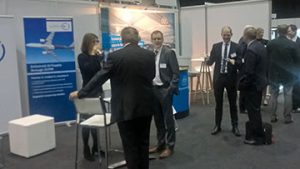 Auch am Stand von SupplyOn drehte sich alles um das Thema Visibility & Analytics