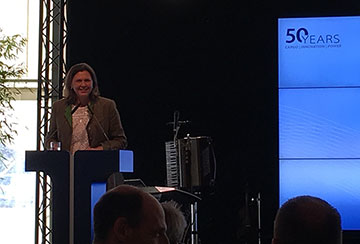 Deputy Bavarian Minister-President Ilse Aigner joined the celebration ceremony