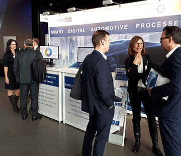 SupplyOn und EURO-LOG präsentierten gemeinsam ihre unternehmensübergreifenden Lösungen für standardisierte, digitale Automotive-Prozesse.