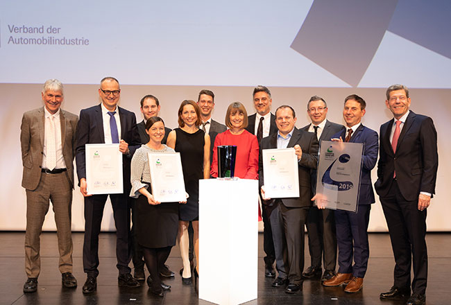Continental gewann den VDA Logistik Award 2019 mit seiner Riskmanagement-Lösung (Bild: © BVL / Kai Bublitz)