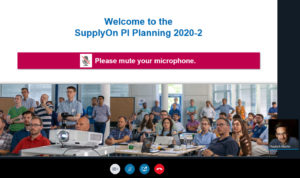 So sah es früher aus: alle kommen zum PI Planning vor Ort zusammen