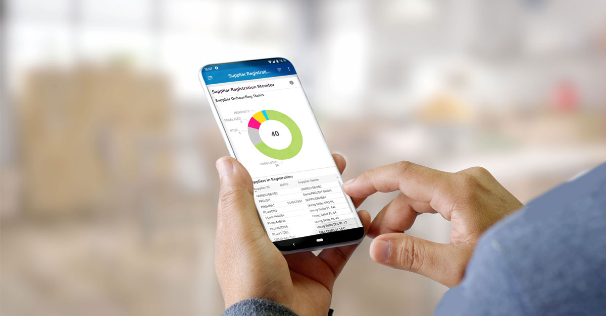 SupplOn’s new mobile app provides you with 24/7 visibility on your key supply chain KPIs