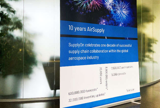 10 Jahre AirSupply – die Supply-Chain-Plattform der Aerospace-Industrie feiert