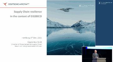 Maximilian Fahr, Deutsche Aircraft, on supply chain resilience