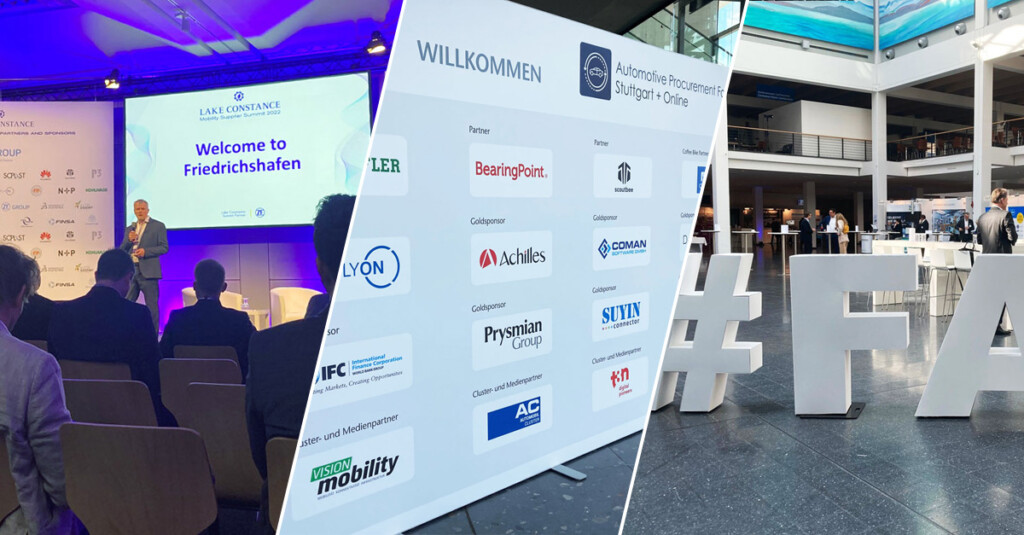 Aller guten Dinge sind drei: ZF Lake Constance Mobility Summit, Automotive Procurement Forum und Forum Automobillogistik