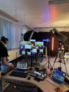 Behind the scenes