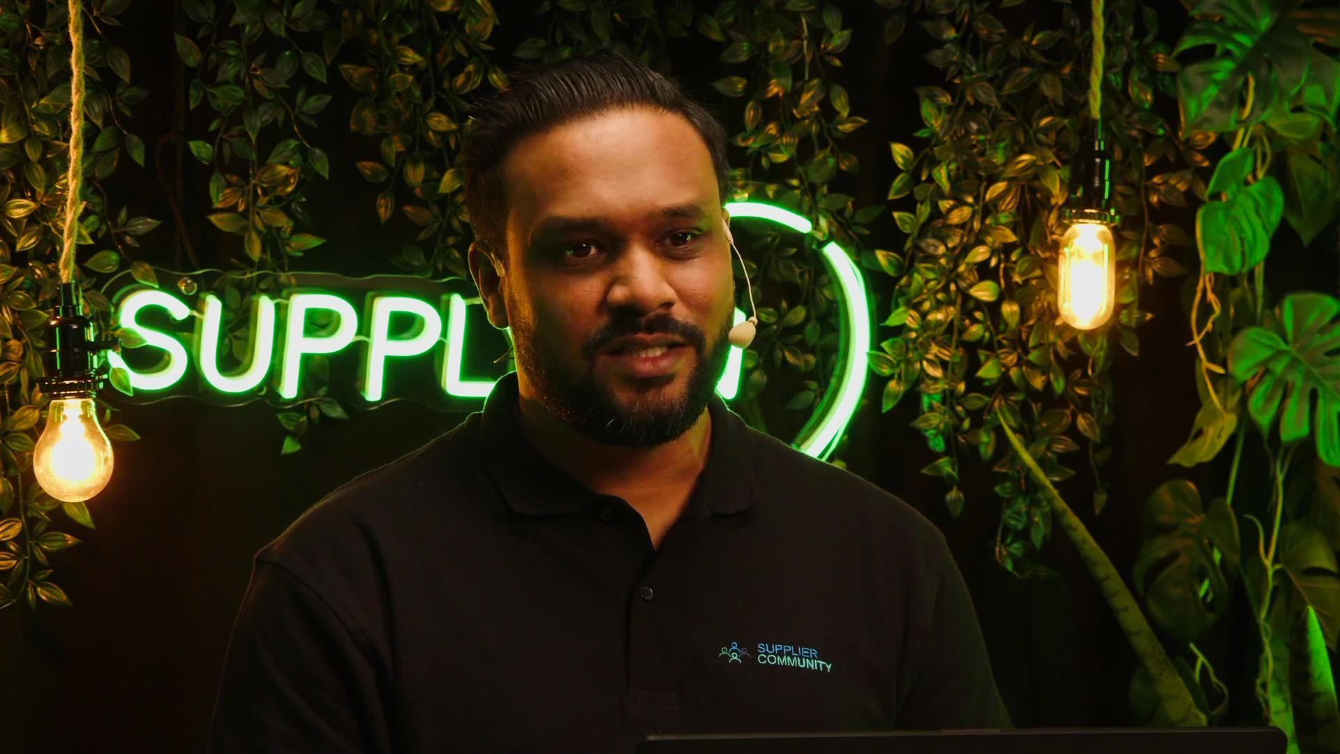 Sunny Chowdhury is our Vice President of Business Development for ESG. He was presenting his solutions at the Supplier Community Event
