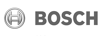 The Bosch logo features a circular emblem with a stylised “H” next to the word “BOSCH” in bold, uppercase letters.