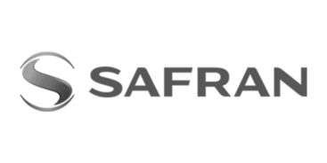 Safran logo featuring a stylised S design inside a circle to the left of the word SAFRAN in bold capital letters.