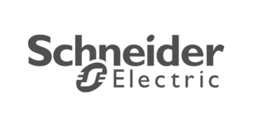 The Schneider Electric logo in grey, featuring the company name in bold text with a stylised S symbol between the words Schneider and Electric.