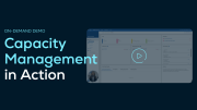 On-demand demo banner for Capacity Management in Action by SupplyOn, featuring a screenshot of a dashboard and a play button icon.